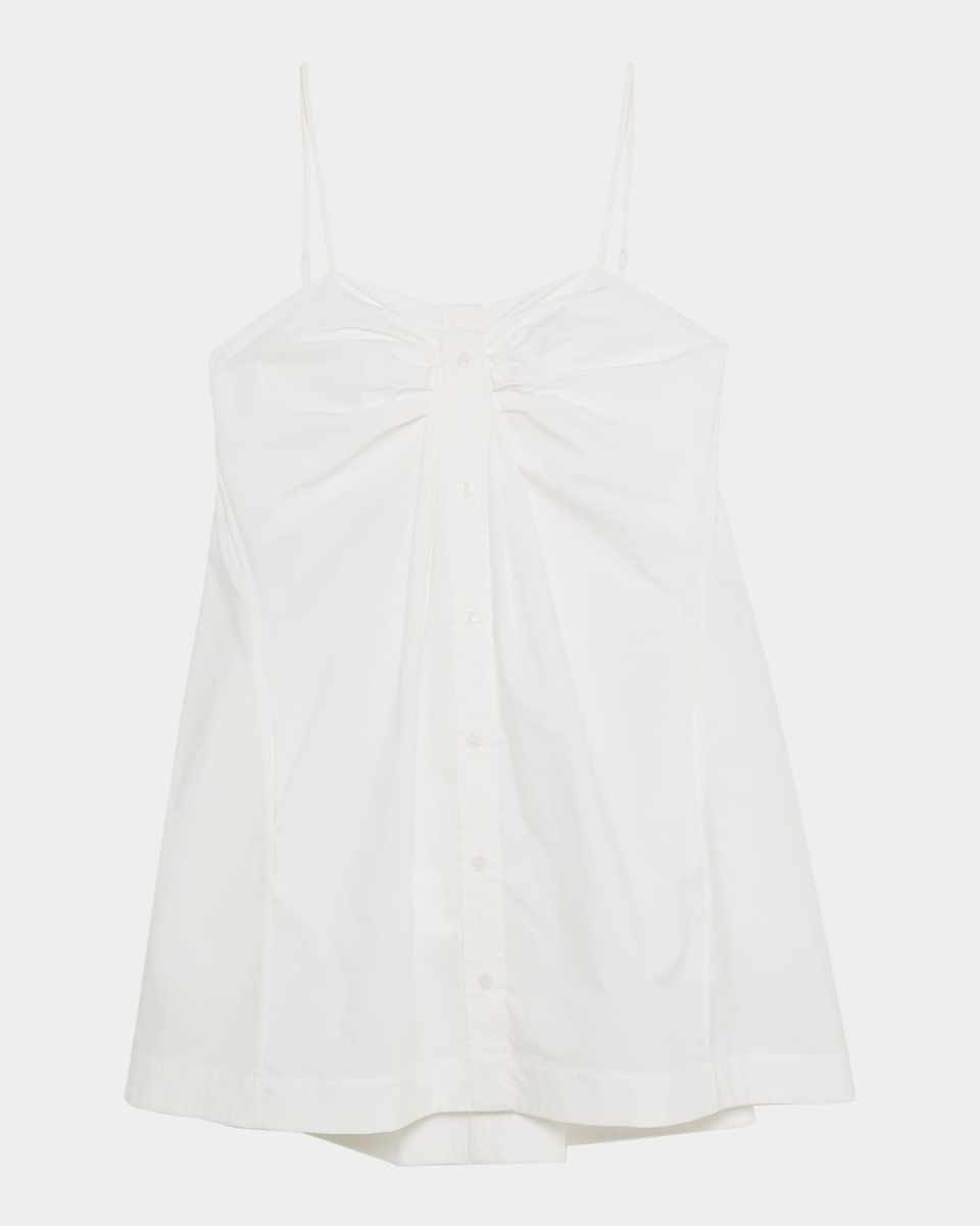 Kendall Sleeveless Button-Front Mini Dress